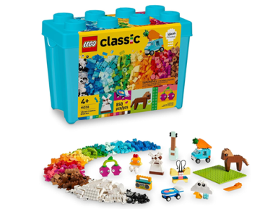 LEGO Classic Vibrant Creative Brick Box with a Unicorn, Skateboard, Guitar, Plane & More 11038 – Just $41.99! Prime Big Deal Days 2025!