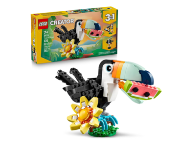 LEGO Creator 3 in 1 Wild Animals: Tropical Toucan Building Toy 31173 – Just $14.39!