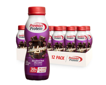Premier Protein Indulgence Protein Shake, 30g Protein, 3g Sugar, Decadent Dark Chocolate, 11.5 fl oz, Pack of 12 – Just $15.08! Prime Big Deal Days 2025!