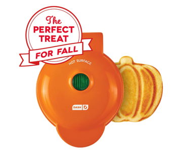 Dash Mini Pumpkin Shaped Waffle Maker – Just $10.95!