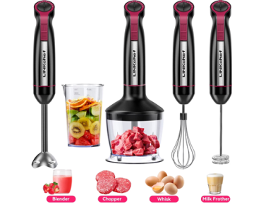 20-Speed 1000W 5-in-1 Immersion Hand Blender – Just $25.99! Walmart Deals Event!