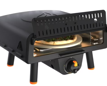 Blackstone Outdoor Tabletop Propane Pizza Oven with 13” Rotating Pizza Stone – Just $97.00!