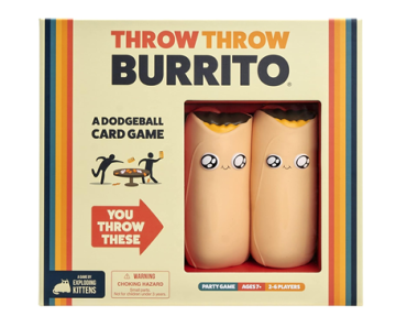 Exploding Kittens Throw Throw Burrito 2-6 Players  – Just $9.99! Amazon Black Friday Week Deals!