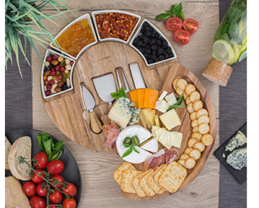 Charcuterie Board Set and Cheese Serving Platter – Just $49.99! Think Thanksgiving!
