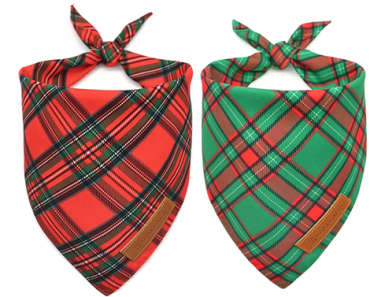 Realeaf Christmas Dog Bandanas 2 Pack – Just $11.99! Amazon Black Friday Week Deals!