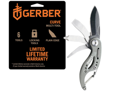 Gerber Gear Curve EDC Multitool 6-in-1 Pocket Knife Keychain with Pocket Screwdriver – Just $12.24! Amazon Black Friday Week Deals!