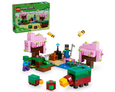 LEGO Minecraft The Cherry Blossom Garden Building Toy 21260 – Just $15.00! Early Black Friday Deals!