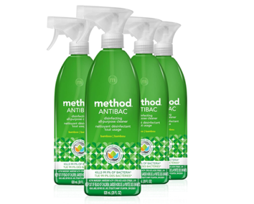 Method Antibacterial All-Purpose Cleaner Spray, Bamboo, Pack of 4 – Just $10.23! Amazon Black Friday Week Deals!