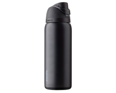 Owala FreeSip Insulated Stainless Steel Water Bottle with Straw, BPA-Free Water Bottle, 32 Oz,  in Very, Very Dark – Just $27.99!