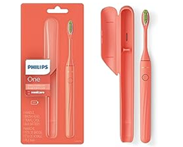Philips One by Sonicare Battery Toothbrush, Miami Coral – Just $17.46!