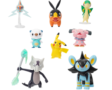 Pokemon Battle Figure 8 Pack – Six 2-Inch and Two 3-Inch Battle Figures Including Pikachu – Just $12.49!