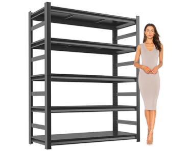 Metal Garage Shelving Unit, Heavy Duty 5-Tier Adjustable Storage Steel Shelving, 3000 lbs Capacity – Just $59.99! Amazon Black Friday Week Deals!