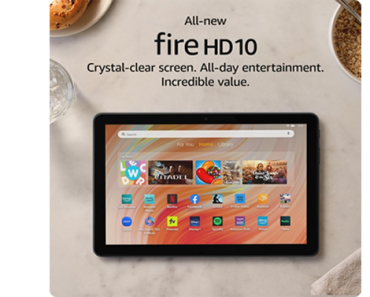 Amazon Fire HD 10 tablet, 10.1″ Vibrant Full HD Screen – Just $69.99! Amazon Black Friday Week Deals!
