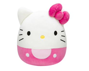 Squishmallows Original Sanrio 8 inch Hello Kitty with Pink Overalls – Just $5.00! Early Black Friday Deals!