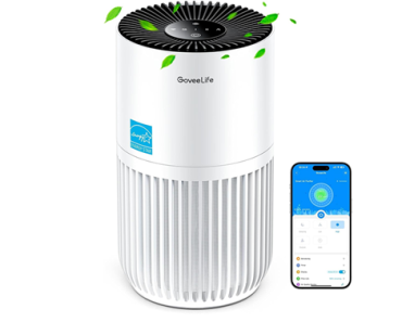 GoveeLife Mini Smart Filter Air Purifier with App Alexa Control  – Just $28.27! Amazon Black Friday Week Deals!
