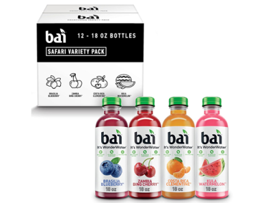 Bai Flavors Variety Pack, Antioxidant Infused Water Beverage, 12 pack – Just $9.59!