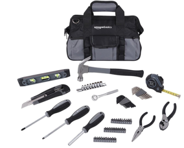 Amazon Basics 65 Piece Home Basic Repair Tool Kit – Just $22.99!