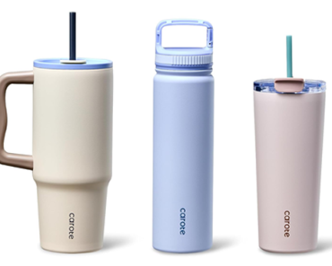 Carote 3-Piece Insulated Stainless Steel Tumbler Set – Just $19.90!