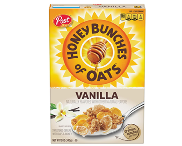 Honey Bunches of Oats Vanilla, Whole Grain Cereal, 11 Ounces – Just $2.50! Honey Bunches of Oats Vanilla, Whole Grain Cereal, 11 Ounces – Just $2.50!