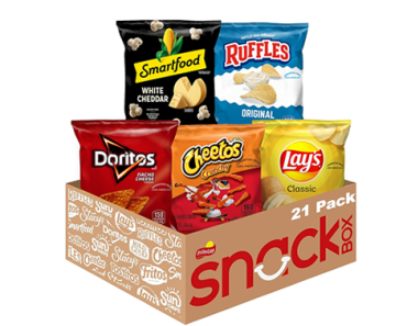 Frito-Lay Classic Mix Variety Pack, Single Serve Snack Bags Pack of 21 – Just $7.69! Frito-Lay Classic Mix Variety Pack, Single Serve Snack Bags Pack of 21 – Just $7.69!