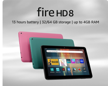 New Amazon Fire HD 8 tablet, 8” HD Display, 3GB Memory, 32GB – Just $54.99! Amazon Black Friday Week Deals!