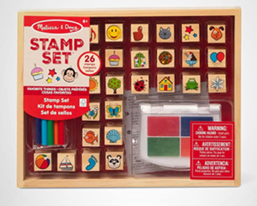 Melissa & Doug Wooden Stamp Set -Just $11.89!
