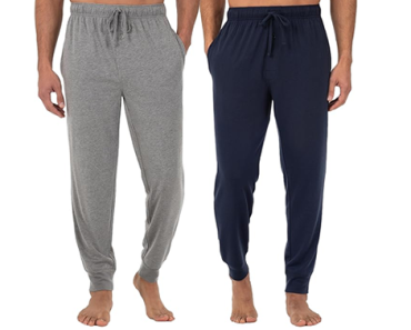 Fruit of the Loom Men’s Jersey Knit Jogger Sleep Pant Set – Just $12.73! Amazon Black Friday Week Deals!