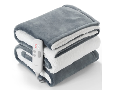 MaxKare 50″ x 60″ Electric Throw Blanket with 6 Heating Levels & 1-5H Auto-off – Just $23.99! Walmart Cyber Monday Deals! MaxKare 50″ x 60″ Electric Throw Blanket with 6 Heating Levels & 1-5H Auto-off – Just $23.99! Walmart Cyber Monday Deals!