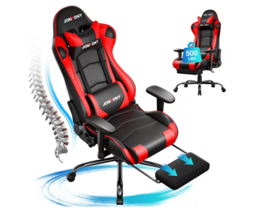 Big and Tall 500LBS Gaming Chair – Ergonomic Design, Gamer Chair PU Leather with Footrest – Just $74.99! Walmart Black Friday Deals!