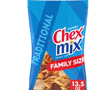 Chex Mix Traditional Original Recipe Snack Mix, Snacks, Family Size, 13.5 oz – Just $3.37!
