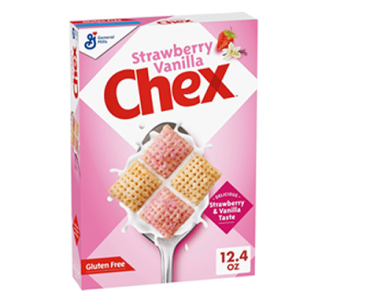 Strawberry Vanilla Chex Cereal, Gluten Free Breakfast Cereal, 12.4 oz – Just $3.39! Strawberry Vanilla Chex Cereal, Gluten Free Breakfast Cereal, 12.4 oz – Just $3.39!