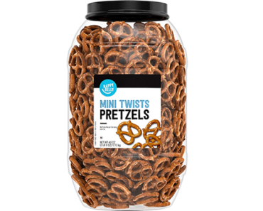 40-Oz Happy Belly Mini Twist Pretzels Tub – Just $5.41!