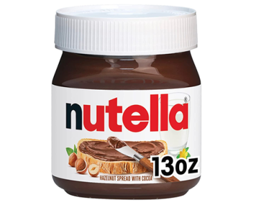 Nutella Chocolate Hazelnut Spread, 13 oz Jar – Just $3.73! Nutella Chocolate Hazelnut Spread, 13 oz Jar – Just $3.73!
