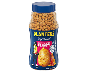 PLANTERS Sweet and Spicy Dry Roasted Peanuts, 16 oz – Just $2.53!