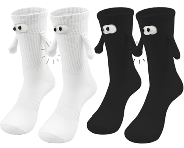 2 Pair Holding Hands Socks – Think Valentine’s Gift – Just $7.99!