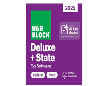 H&R Block Tax Software Deluxe + State 2025 Win/Mac – Just $29.99! H&R Block Tax Software Deluxe + State 2025 Win/Mac – Just $29.99!