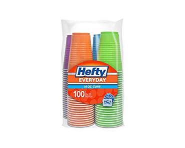 Hefty Party On Plastic Party Cups – 16 Ounce, 100 Count – Just $6.97!
