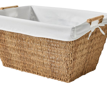 Better Homes & Gardens Resin Poly Rattan Laundry Basket with Liner – Just $27.48!