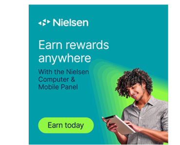 Search. Shop. Stream. Surf the web to Earn! Get Rewards with Nielsen!