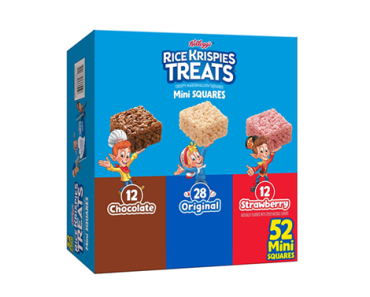 Rice Krispies Treats Mini Crispy Marshmallow Squares 52 Count – Just $6.48!