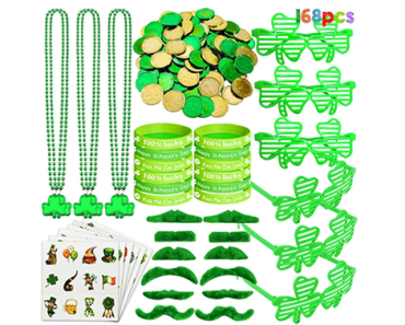 St. Patrick’s Day Accessory Saint Patrick’s Party Favors – 168 Pieces – Just $12.99!