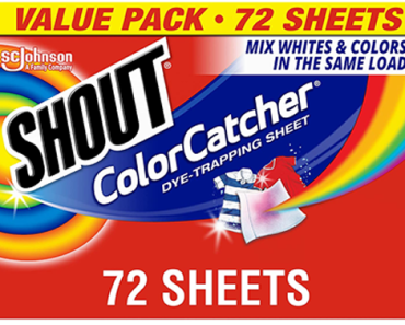 Shout Color Catcher – 72 count – Just $7.61!