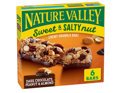 Nature Valley Sweet and Salty Nut Bars, Dark Chocolate Peanut Almond, 6 ct – Just $2.67!