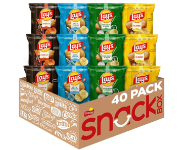 Lay’s Potato Chips, 4 Flavor Variety Pack, 40 Pack – Just $13.32! Lay’s Potato Chips, 4 Flavor Variety Pack, 40 Pack – Just $13.32!