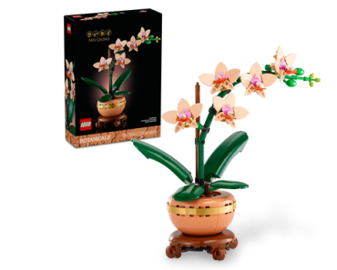 LEGO Botanicals Mini Orchid Building Set – Artificial, Fake Orchid – 10343 – Just $23.95!