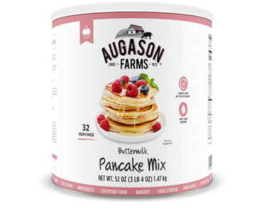 Augason Farms Buttermilk Pancake Mix 3 lbs 4 oz No. 10 Can – Just $10.66!