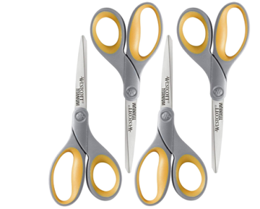 Westcott 8-Inch Titanium Scissors, 4 Pack – Just $11.99!