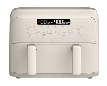Bella 4-qt. TriZone Air Fryer in Oatmilk – Just $39.99!
