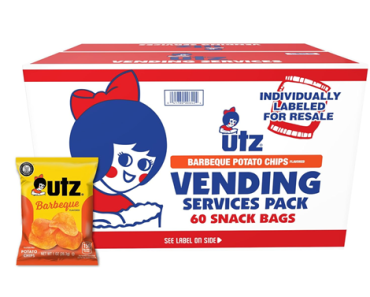 Utz Potato Chips, Barbeque – 1 Ounce (Pack of 60) – Just $15.27!