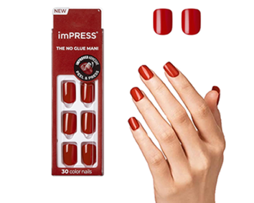 KISS imPRESS No Glue Mani Press On Nails in Color ‘Reddy or Not’ – Just $5.81! KISS imPRESS No Glue Mani Press On Nails in Color ‘Reddy or Not’ – Just $5.81!